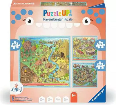 Ravensburger Puzzles Up 4 In A Box History Jigsaw Puzzle