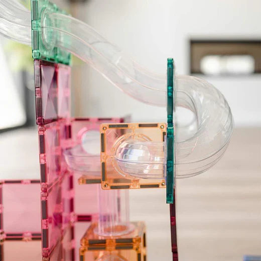 Connetix Magnetic Tiles Pastel Ball Run Expansion Pack 80pc