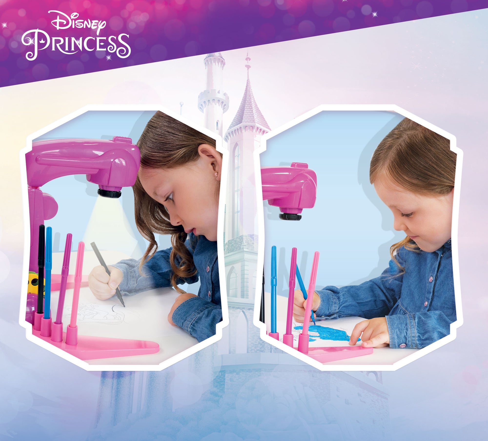 Disney Princess Projector Drawing School