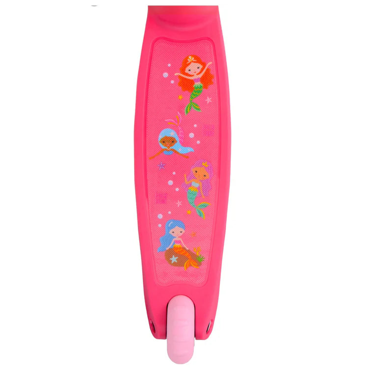Bold Cube Teeny Fold 3 Wheel Foldable Scooter Mermaid Pink 3-8 Years