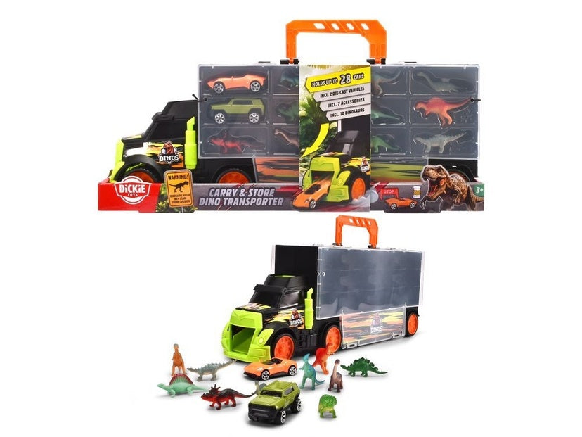 Dickie Carry And Store Dinosaur Transporter Truck Carry Case