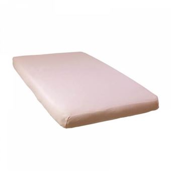 Baby Calin Fitted Cot Bed Sheets 70cm x 140cm 2pk Pink / White