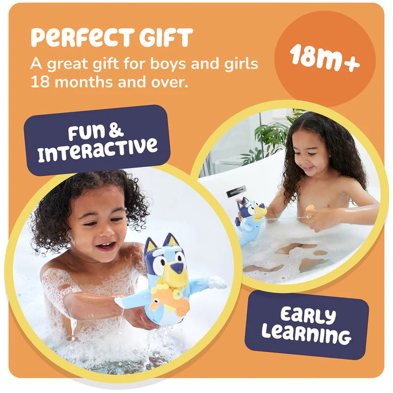 Bluey Shower And Scrub Bluey Bath Toy