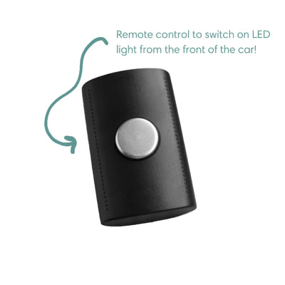 Ezimoov XL Car Rear View Mirror With LED Light 26cm