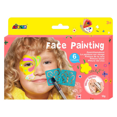 Haku Yoka Avenir Face Painting Set 6 Colours Butterfly