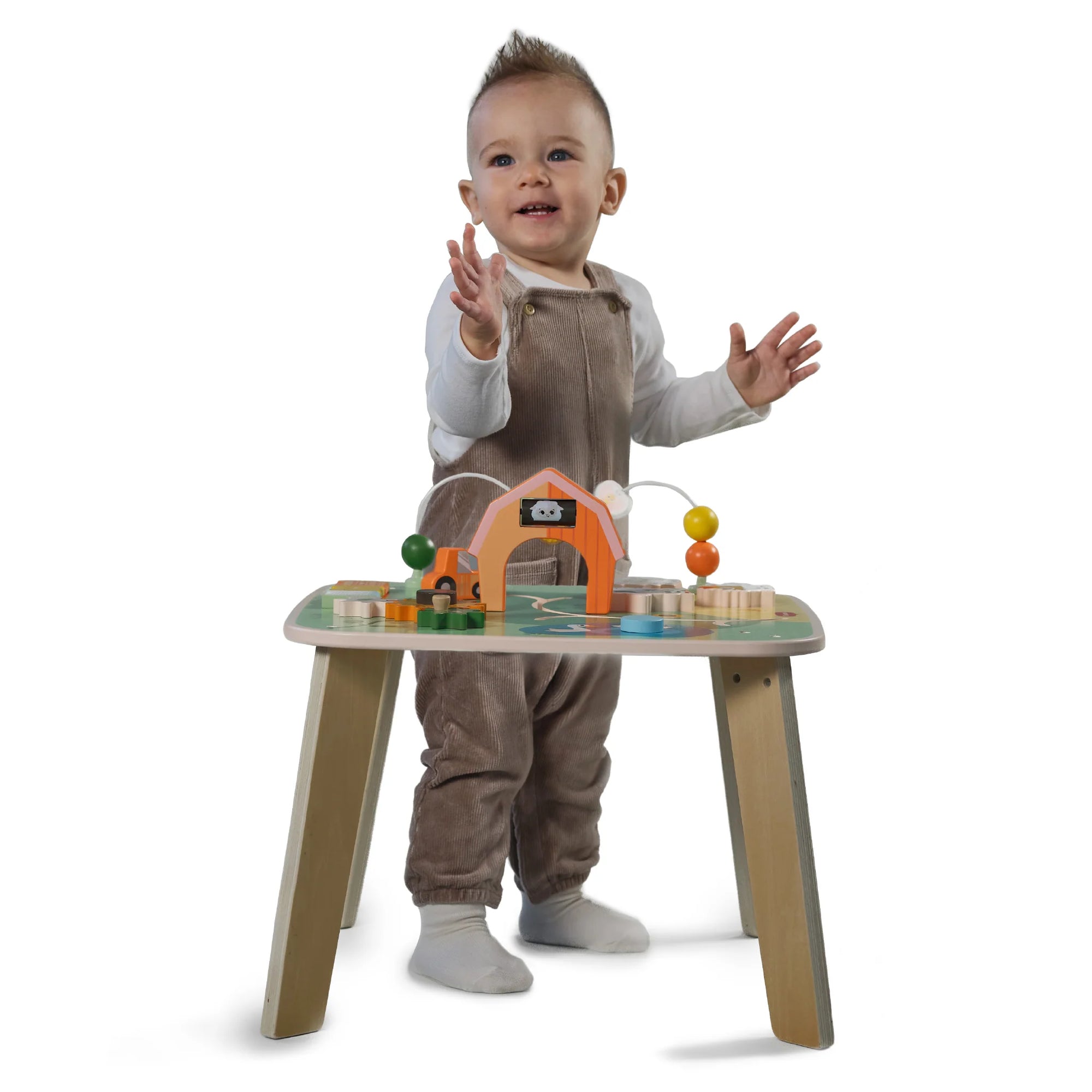 Tiny Love Farmers Funday Wooden Activity Table Infant Toy