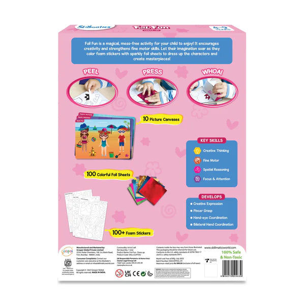 Skillmatics Fun Foil Magical Art And Craft Activity Set Dress Up