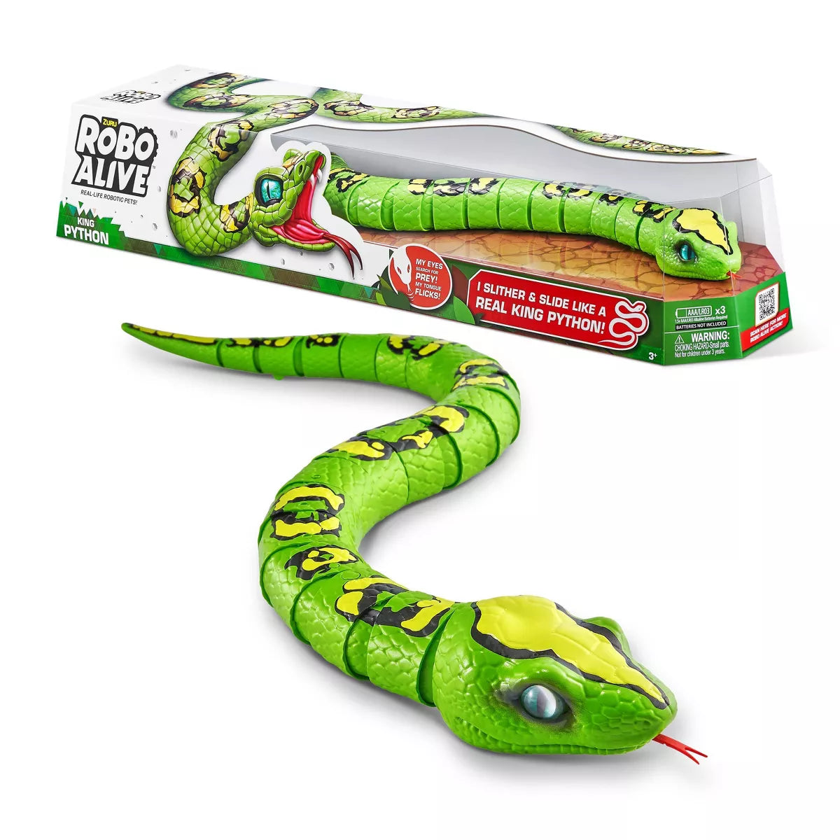 Robo Alive King Python Snake