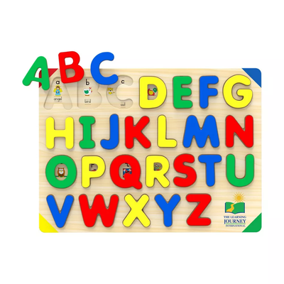 Lift And Learn ABC 26pc Wooden Jigsaw Puzzle