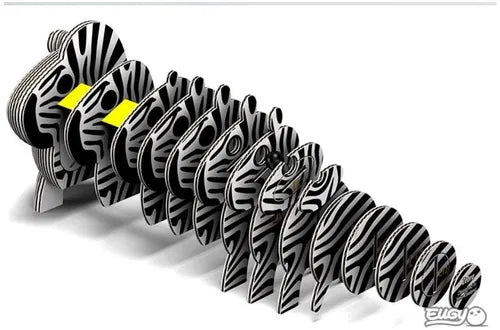 Eugy 3D Model Jigsaw Kit Zebra