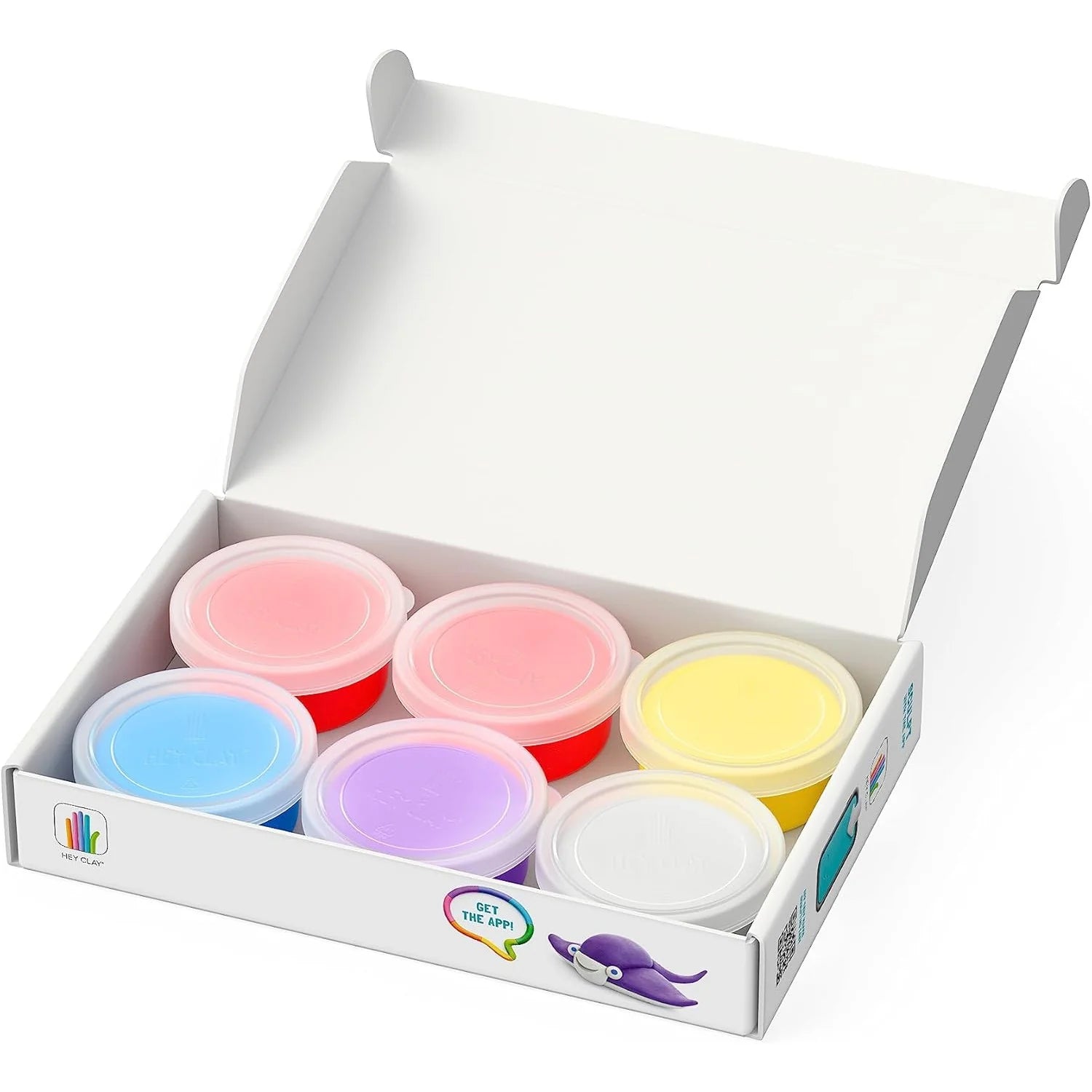 Hey Clay Sculpting Clay Ocean 6 Can Set