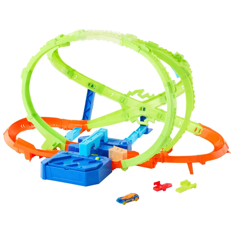 Hot Wheels Hypersphere Crash Stunt Track Playset