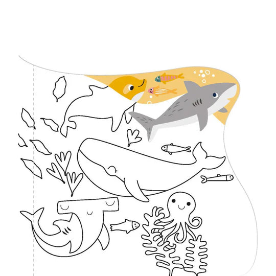 Haku Yoka Magic Water Painting Book Underwater