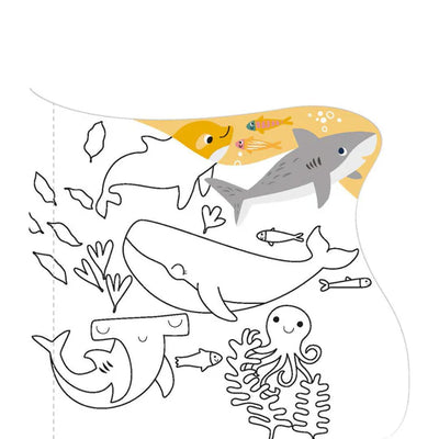 Haku Yoka Magic Water Painting Book Underwater