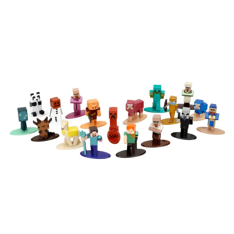 Minecraft 18pc Metal Nano Figure Set 36782