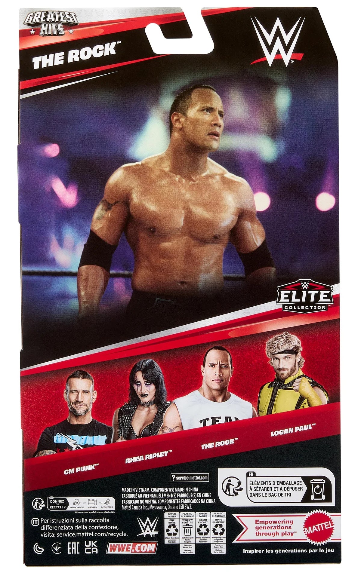 WWE Elite Wrestling Figure The Rock