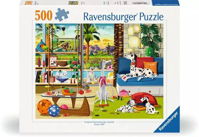 Ravensburger Pets Of Palm Springs 500pc Jigsaw Puzzle