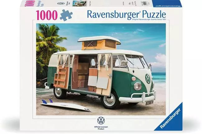 Ravensburger Volkswagen T1 Campervan 1000pc Jigsaw Puzzle