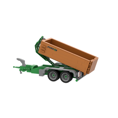 Brixies Plus Joskin Cargo Lift 4 Wheel Trailer 400pc Construction Set