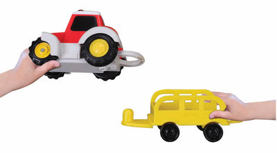 Burago Junior B Shake IT Runner Farm Tractor Set