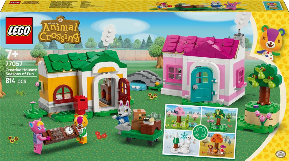 Lego Animal Crossing 77057 Creative Houses Seasons Of Fun