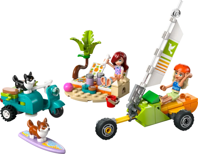 Lego Friends 42641 Surfing Dogs And Scooter Adventure