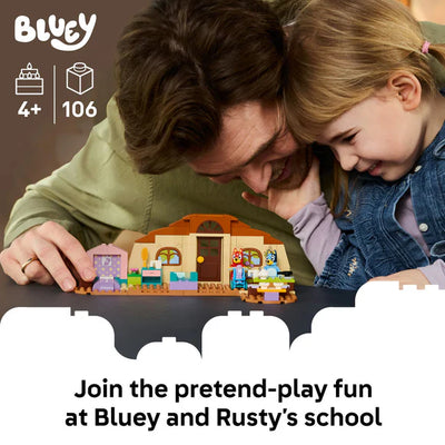 Lego Bluey 11221 School With Rusty And Bluey