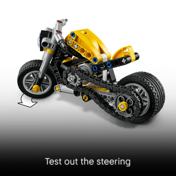 Lego Technic 42225 Yellow Motorcycle