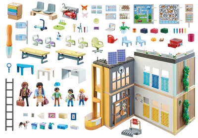 Playmobil City Life 71327 Large School 282pc Playset