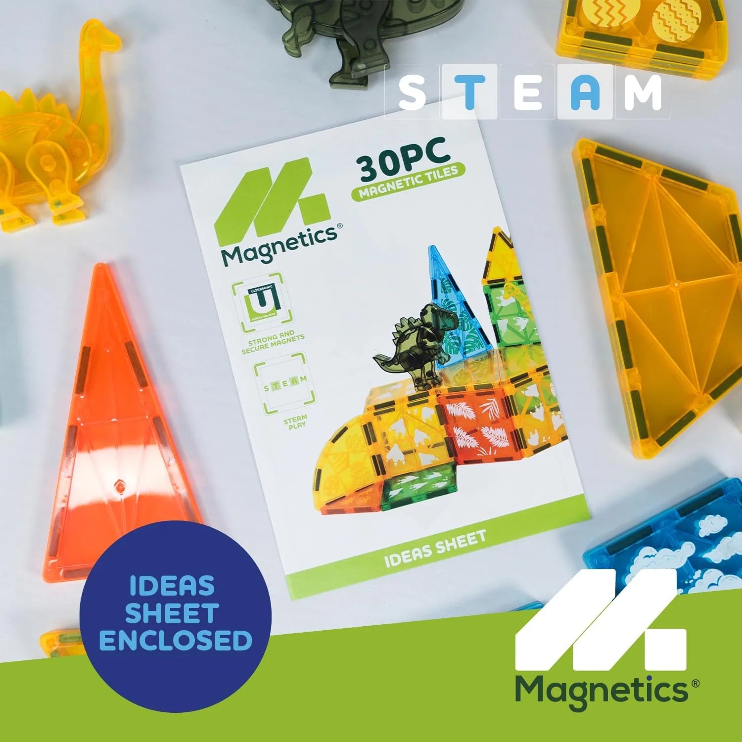 Magnetics Magnetic Tiles 30pc Set