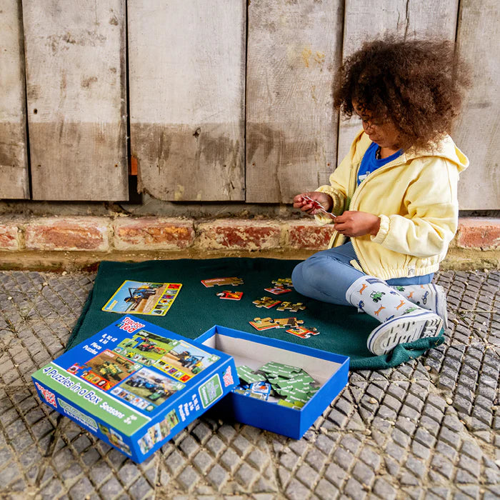Tractor Ted 4 Jigsaw Puzzles In A Box Seasons