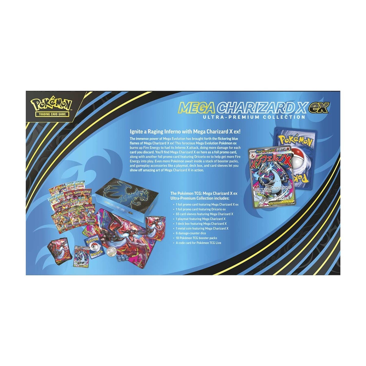 Pokemon Trading Card Game Mega Charzard X ex Ultra Premium Collection