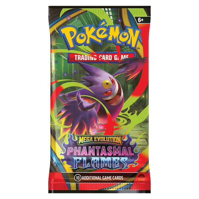 Pokeman Trading Card Game Mega Evolution Phantasmal Flames Booster Pack