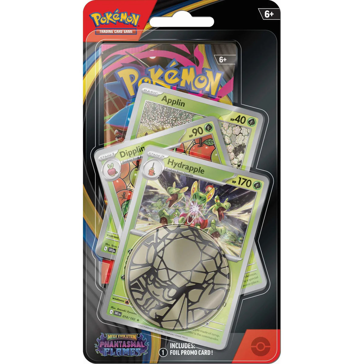 Pokemon Trading Card Game Mega Evolution Phantasmal Flames Premium Checklane Pack