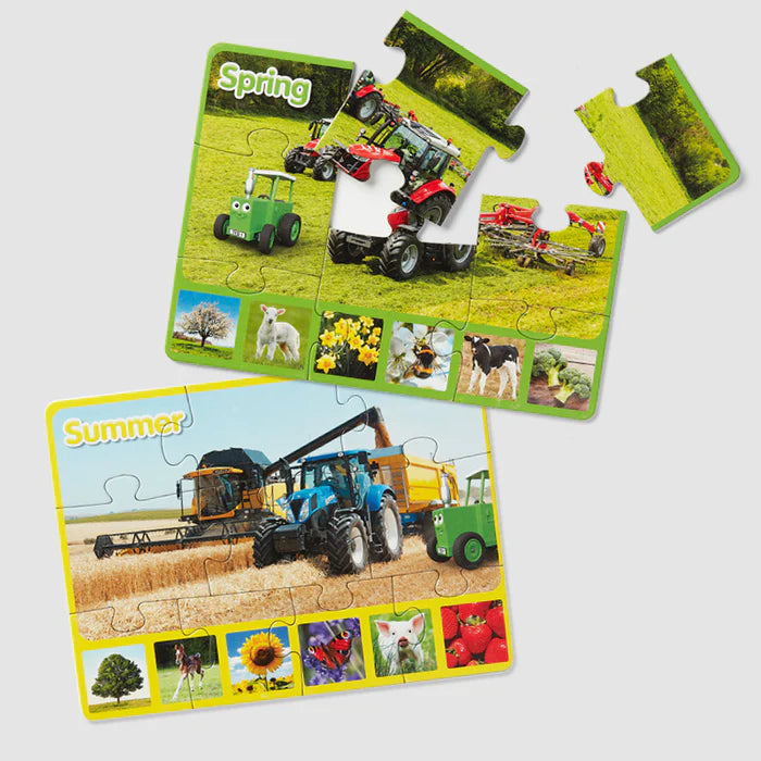 Tractor Ted 4 Jigsaw Puzzles In A Box Seasons