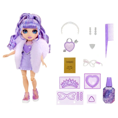 Rainbow High Creative Crystals Doll Violet Willow