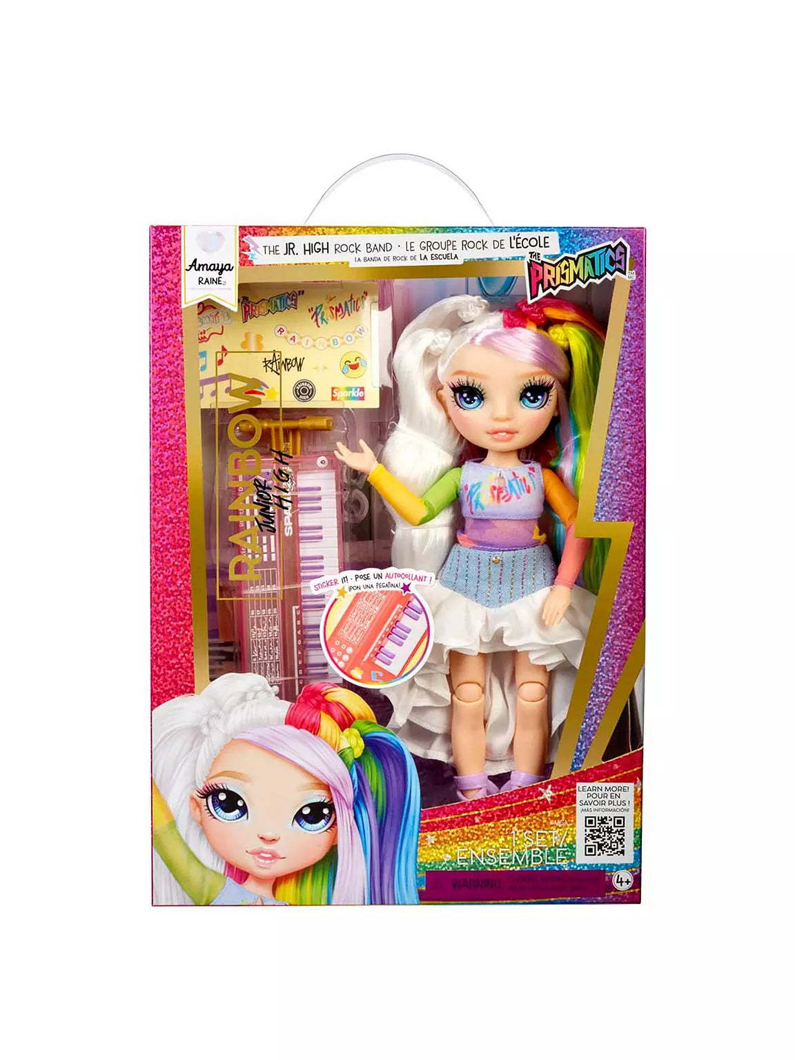 Rainbow High Junior High Rock Band Doll Amaya Raine