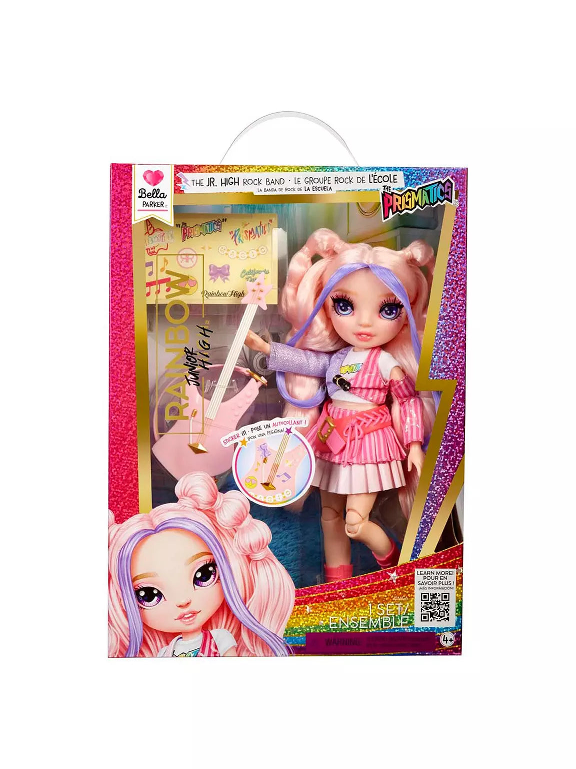 Rainbow High Junior High Rockband Doll Bella Parker