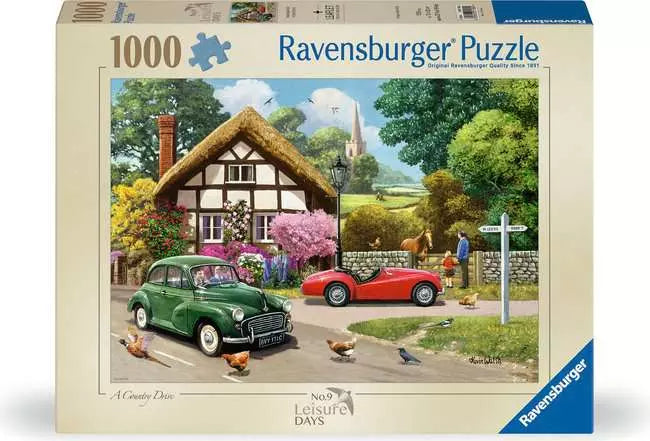 Ravensburger A Country Drive 1000pc Jigsaw Puzzle
