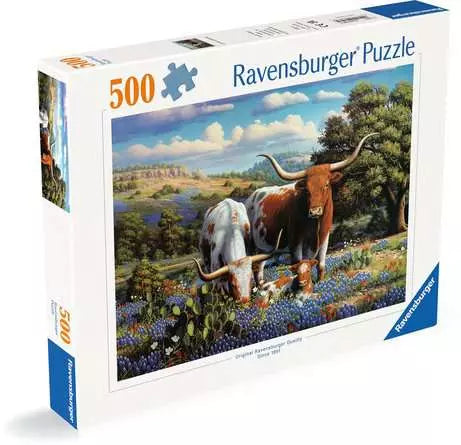 Ravensburger Loving Longhorns 500pc Jigsaw Puzzle