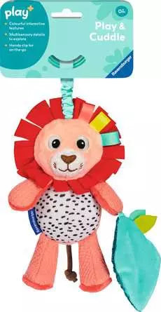Play Shake And Rattle Lion Infant Soft Toy