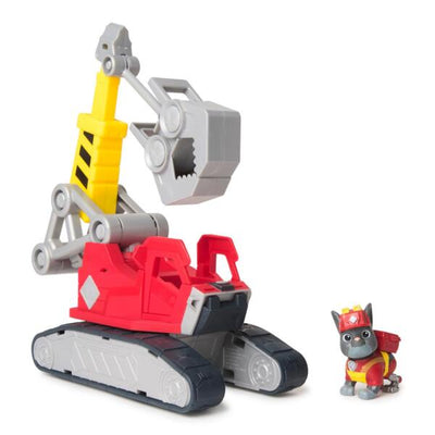 Paw Patrol Rubble And Crew Chargers Mega Power Crane With Charger Figure