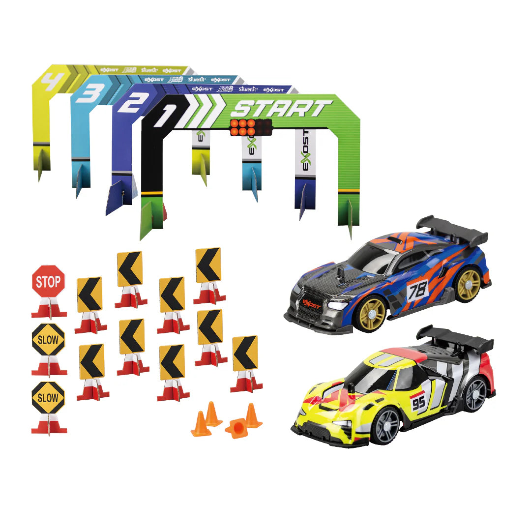 Exost Build 2 Drive Rechargeable Buildable Remote Control Car 2 Pack