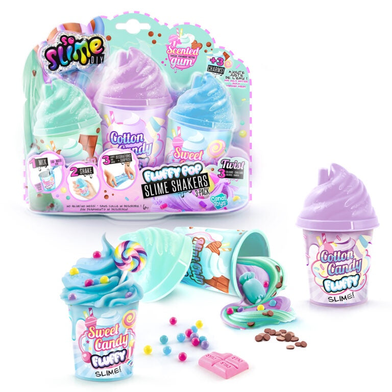 So Slime Fluffy Pop Slime Shakers 3 Pack