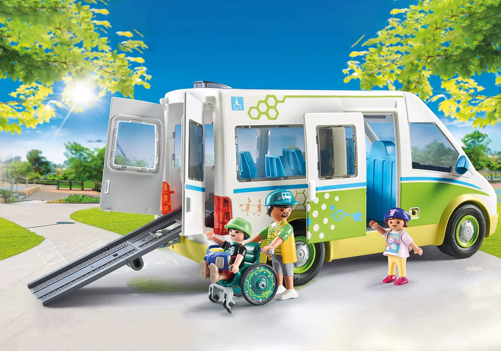 Playmobil City Life 71329 School Bus 53pc Playset