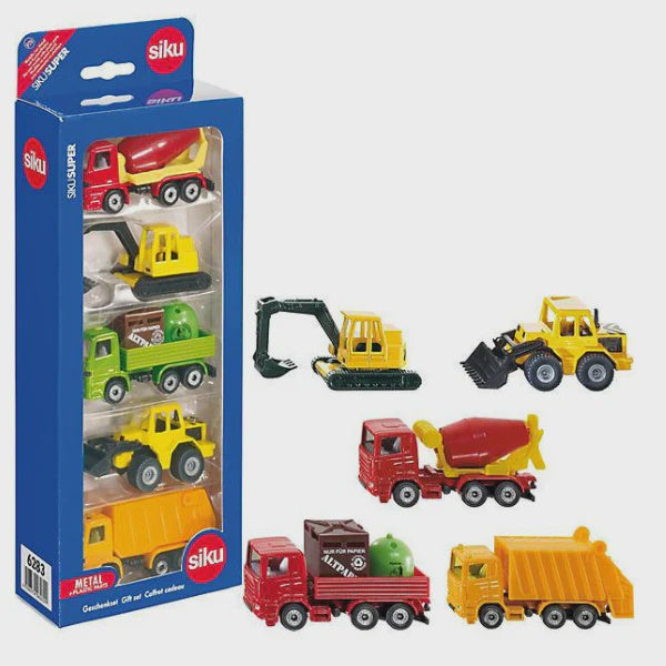 Siku 1:87 Vehicle 5pk Construction