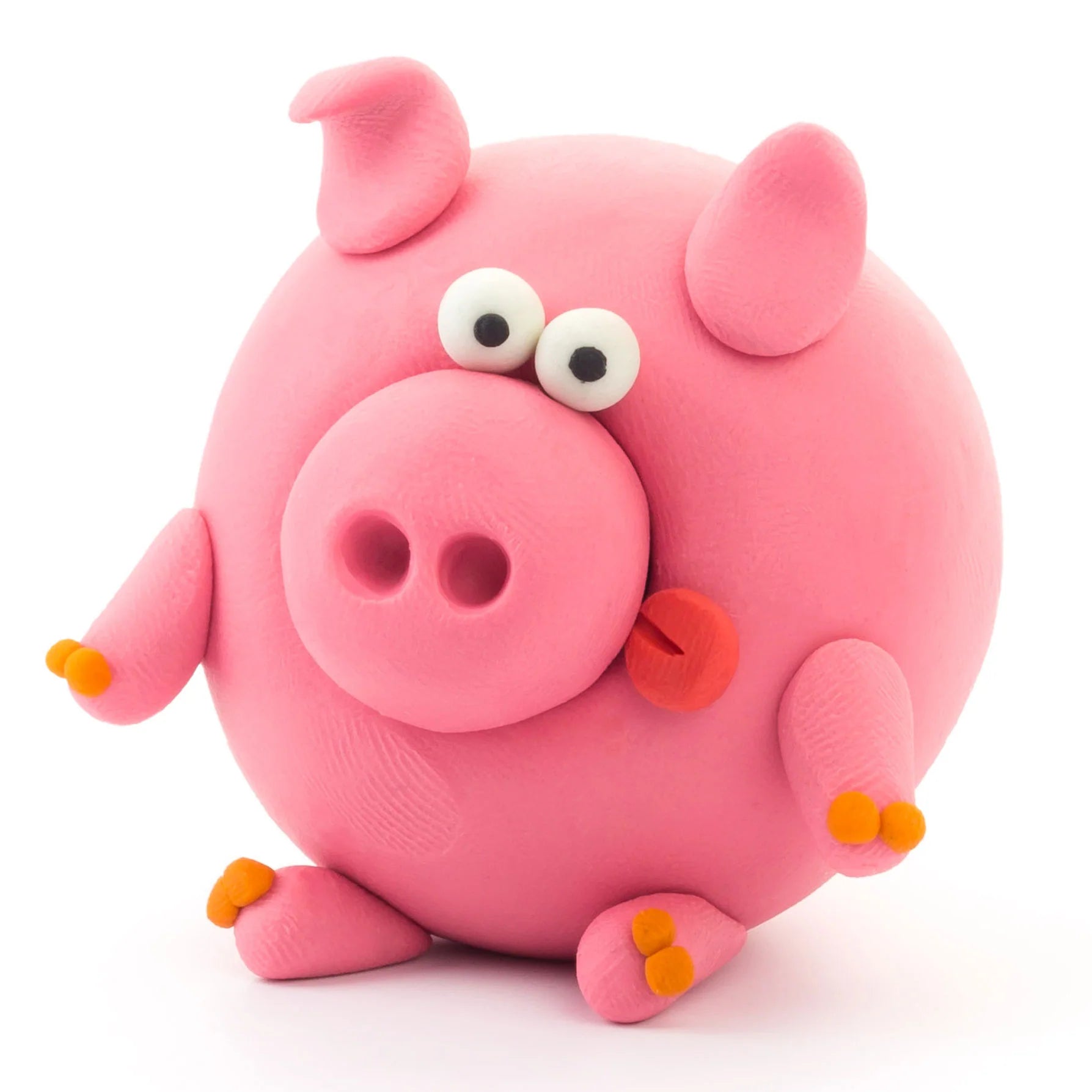 Hey Clay Sculpting Clay Animals 3 Can Set Piggy