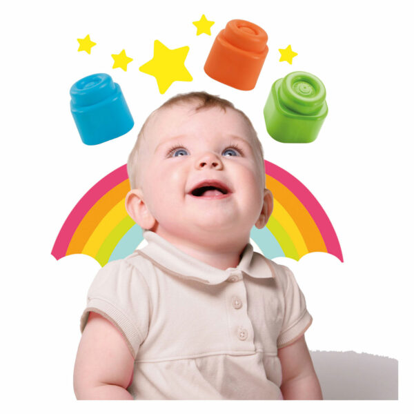 Clementoni Soft Clemmy Touch And Play Blocks 40pc