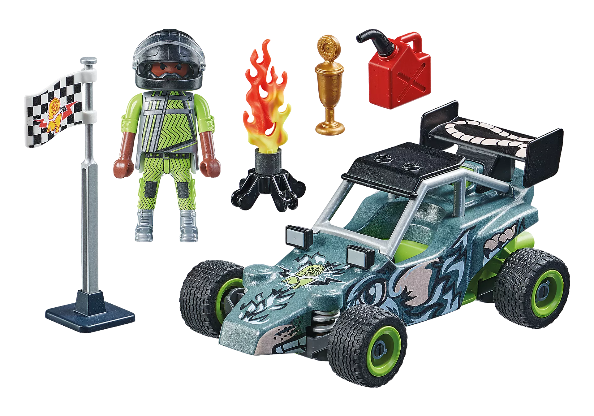 Playmobil City Action 71044 Stunt Show Racer Playset