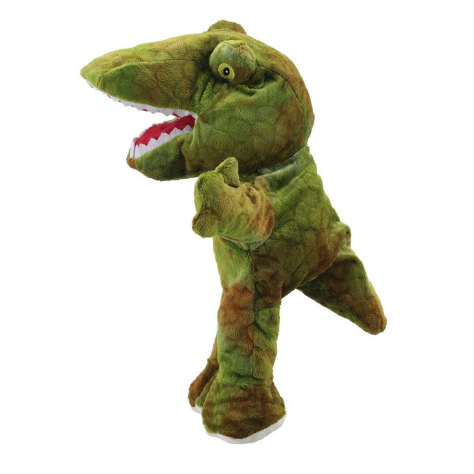 The Puppet Company Eco Walking Hand Puppet T Rex Brown